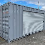 20 foot container with 12 foot roll up door